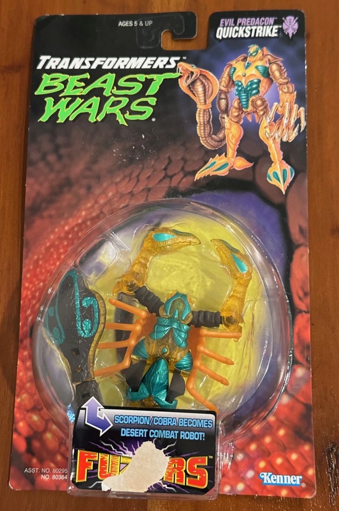 Kenner Transformers Beast Wars Evil Predacon Quickstrike Action Figure Fuzors