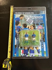 Italy Team Figures De Rossi Gilardino Soccer World Cup 2006 DeAgostino 2.5″ tall