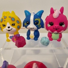 Cepia Bananas Bunch Toy Figure Lot of 6 Spider Goat Rooster Leopard Mini 1.5″