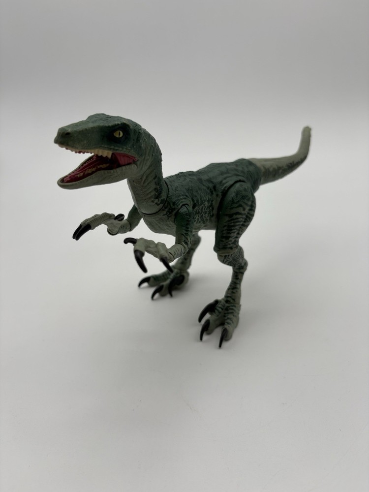 Mattel Amber Collection Jurassic World Velociraptor Delta figure READ