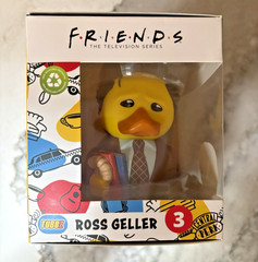 FRIENDS ROSS GELLER BY TUBBZ BRAND NEW IN BOX VINYL RUBBER DUCK FIGURE