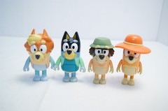 Bluey Figures Lot – 19 Character Figures + Furniture Playset Bundle