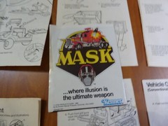 Lot of 8 MASK Kenner Instructions plus brochure, Firefly, Meteor, Gator, Condor