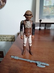 Vintage Star Wars 1982 Lando Skiff Guard Figure Complete NO REPRO HK UNITOY NICE