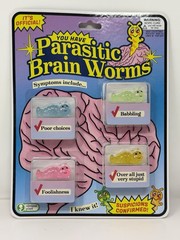 You Have Parasitic Brain Worms By Obvious Plant Limited Ed. Internet Meme Toy