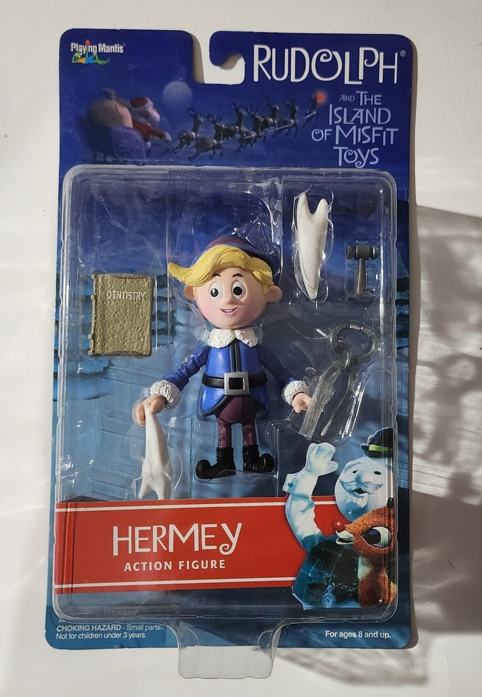 Hermey: Rudolph And The Island Of Misfit Toys Action Figure Playing Mantis 2001