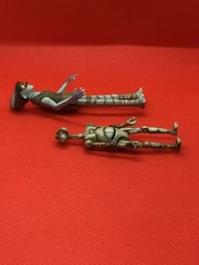 2 Star Wars Action Figures 1999 Ody Mandrell with a Pit Droid Plastic