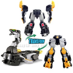 Dino Core 8 Figures Set Ultra D-Saber Mammoth Cerato Tri PLESIO Dimetrodon Robot
