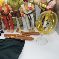 Jada Toys Street Fighter Lot Of 9 Figures And Accesories