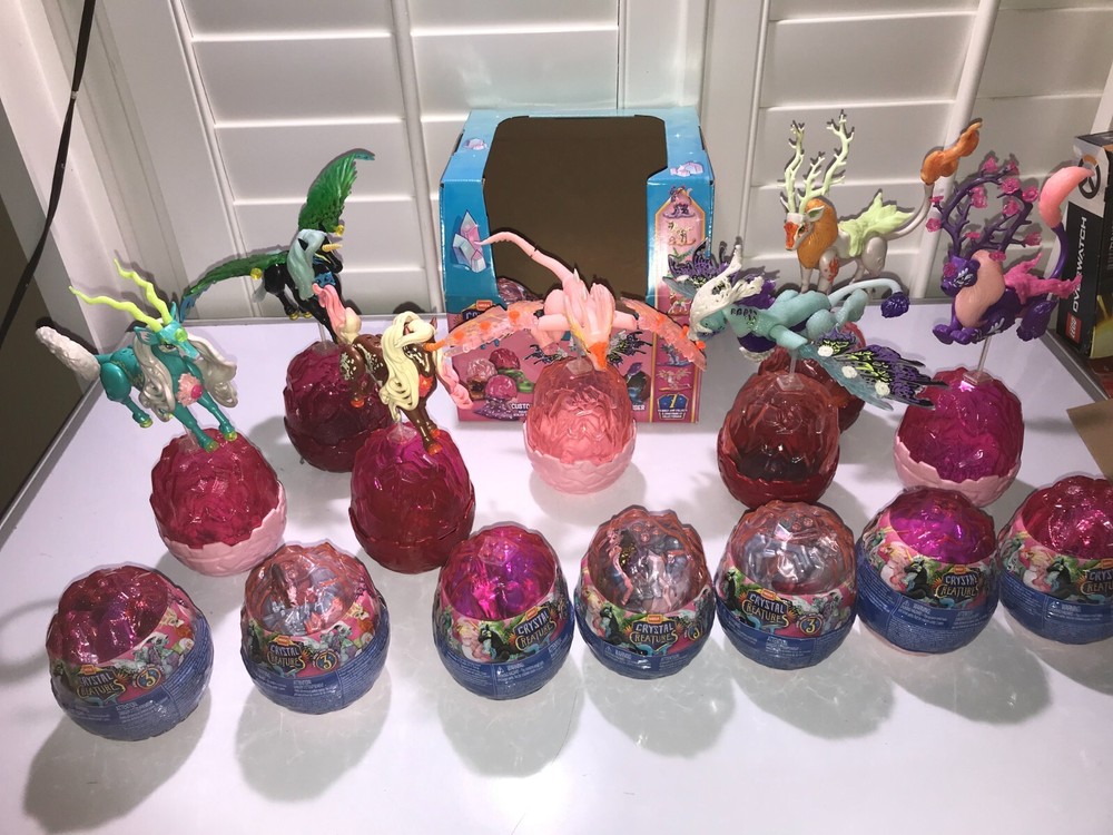 NEW Mattel Crystal Creatures Mystery Egg Slime Building SET-7X EGGS – SERIES 3