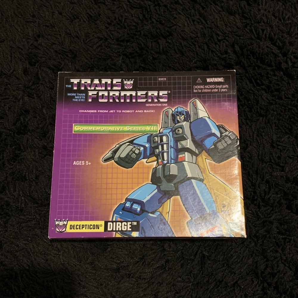Transformers G1 Commemorative Series VII Dirge Deception 2003 Hasbro