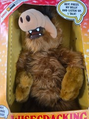 Coleco 1986 Vintage Wisecracking Alf With Box *Missing Voice Box*