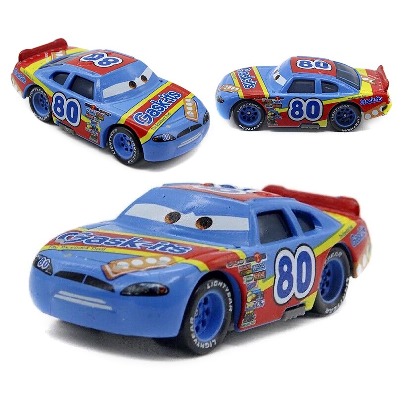 2Pcs Disney Pixar Cars No.80 Gask-Its Hauler Truck 1:55 Diecast Toys Set Gifts~