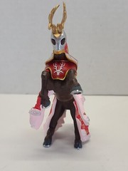 Papo Medieval Knight Action Figure Fantasy Cavalry Horse Stag Deer Red Gold