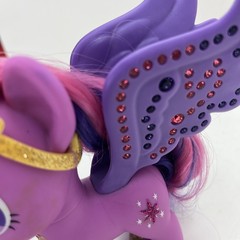 My Little Pony Princess Twilight Sparkle Rhinestone Wings Crown Figure MLP SDCC