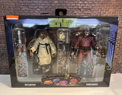NECA Splinter Vs. Shredder 2-Pack Teenage Mutant Ninja Turtles NEW IN BOX NIP