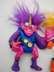Lot Of 2 VINTAGE TROLL WARRIORS ODDVARD THE WIZARD And Fanta TYCO 1992 FIGURE