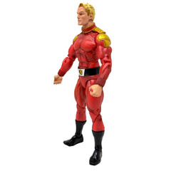 NECA Flash Gordon Action Figure Defenders of the Earth Red Gold Uniform 7 Inch