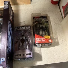 neca 1/4 scale robocop 18 inch Great Condition Plus 2 Additional Action Figures