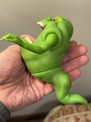 Vintage 1984 The Real Ghostbusters Slimer Green Ghost Action Figure