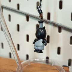 KEWPIE Baby as STEAMBOAT WILLIE PETE 1″ Mini Figure KEYCHAIN CHARM Toy Miniature