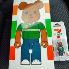 BEARBRICK BE@RBRICK 400% 100% Seven-Eleven MEDICOM TOY 2026 7-Eleven Exclusive