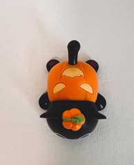 Aphmau Meemeows Mini Litter 2 Black Pumpkin Halloween Cat Figure Bonkers Toy 2”