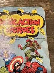 1975 MEGO Comic Action Heroes THE INCREDIBLE HULK 3.75″ Rare 1st Issue Card