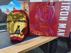 Iron Man MK5 1:1 Helmet AUTOKING Wearable Voice-control Golden Mask Cosplay US!