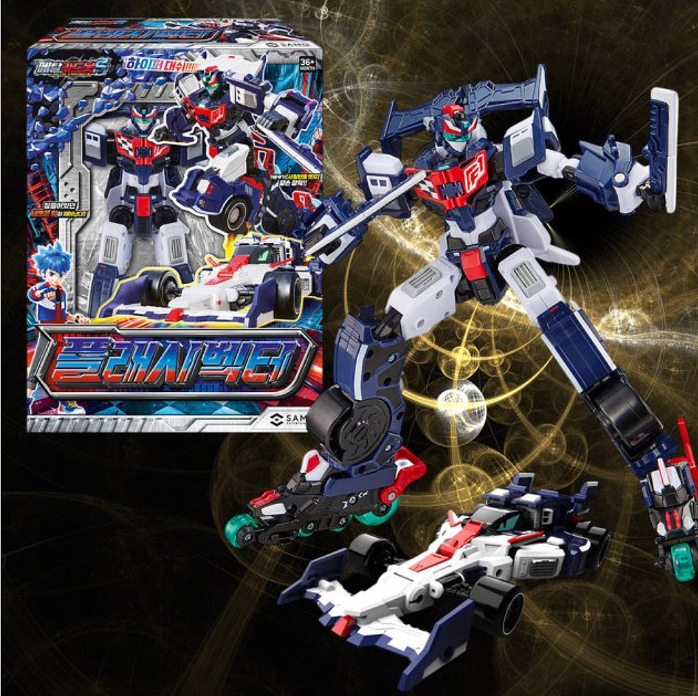 Metal Cardbot S FLASHVECTOR Flash Vector Transforming Robot F1 Formula Car 2025