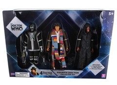 Doctor Who 5.5″ Action Figure Set: 4th Doctor, D84, Decayed Master