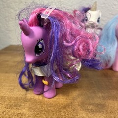 My Little Pony Figure Lot Of 15 Ponies Various Sizes Hasbro