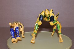 USED / LOOSE / Lot of 2 CHEETOR Transformer Beast Wars BEAST MACHINE and Deluxe