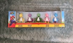 Super Mario Yoshi Multi Pack Yellow Purple Green Pink Blue Jakks Pacific 2.5″