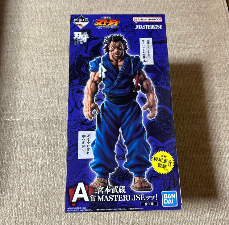 Ichiban Kuji Baki Giant Pulse A Prize Miyamoto Musashi Figure 10.24in