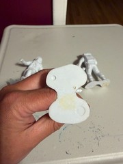 Marx Lot of 3 White 6″ Space Astronaut Figures