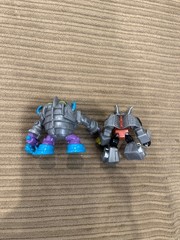 Used Transformers Robot Heroes Snarl vs Sharkticon Mini Figures