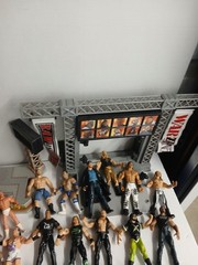 WWE WWF WCW ECW ACTION FIGURE LOT – 41 PIECES TITAN TRON