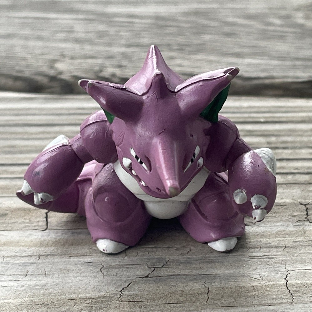 Vintage Pokemon Nidoking PVC Figure Pencil Topper 1999 Nintendo Tomy