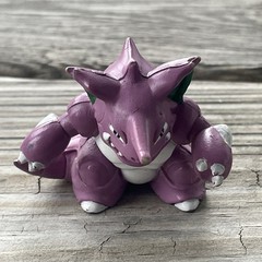 Vintage Pokemon Nidoking PVC Figure Pencil Topper 1999 Nintendo Tomy