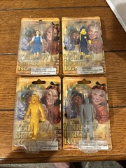 Vtg new MGM Wizard Of Oz 4 Figures Set 2005 & Sealed movie