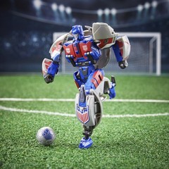 New 2 in 1 Transformers US Soccer Federation Breakaway 5.5″ Robot to Soccer Ball