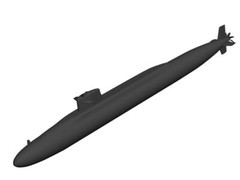 USS James Madison (SSBN-627) James Madison Class Submarine 1:200 scale