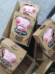 Official Rare Fuggler – ALLEY CATS wrinkled cat