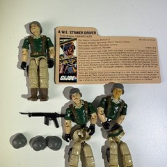 GI Joe 1985 Crankcase v1 100% Complete Vintage ARAH Action Figure With File Card