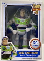 DISNEY Toy Story 4 Buzz Lightyear Remote Control Figure Retractable Wings NEW
