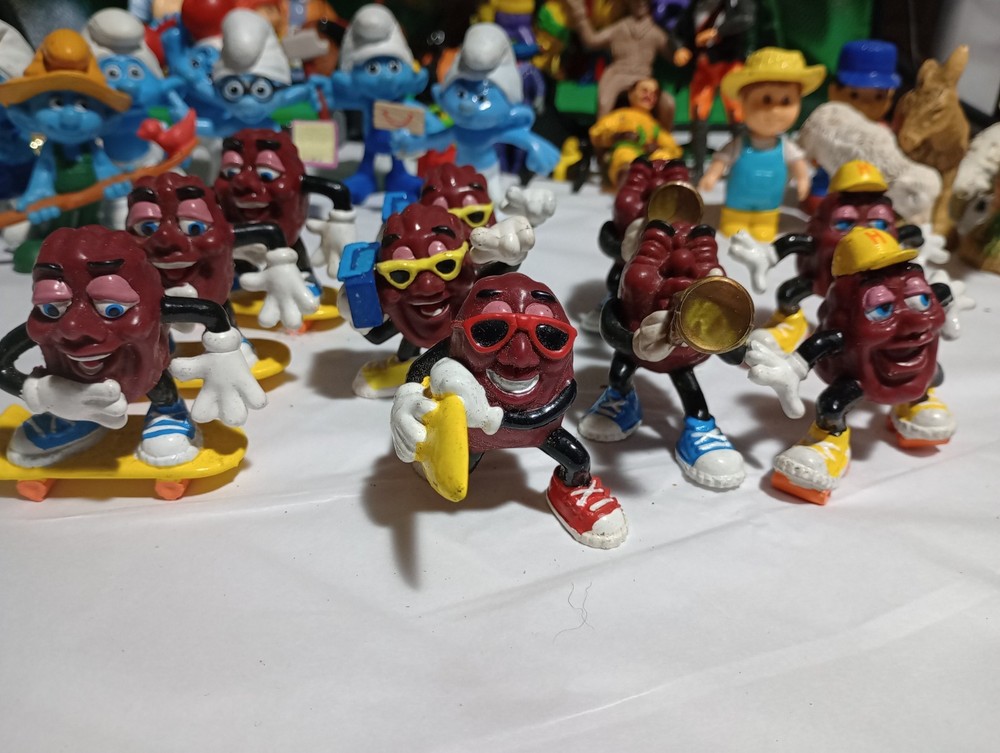 10 Vintage California Raisins Figures Applause 1988 Variety