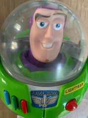 Disney Pixar Buzz Lightyear Toy Story Figure English TALKS LIGHTS SOUNDS