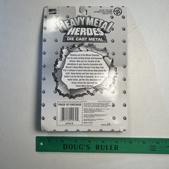 Heavy Metal Heroes Marvel Spiderman, Dr. Doom die cast metal 1999 NEW