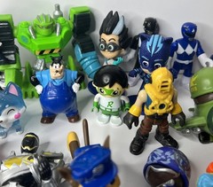 42 Assorted Toy Figurines Action Figures PJ Masks Paw Patrol & More Junk Drawer